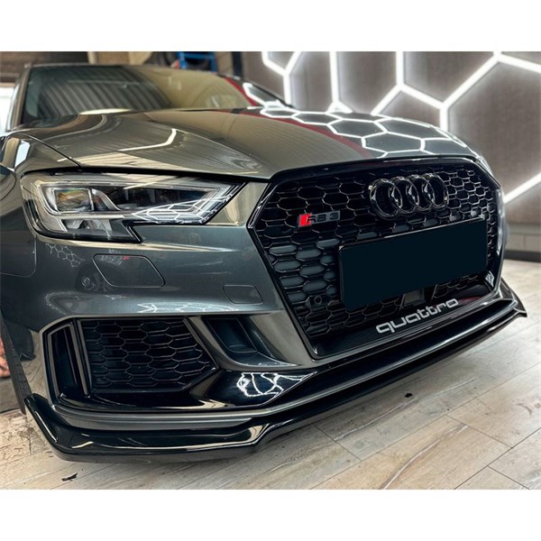 Front Spoiler Lip Audi RS3 8V Sedan/Sportback FL 2017-2020 OneWay
