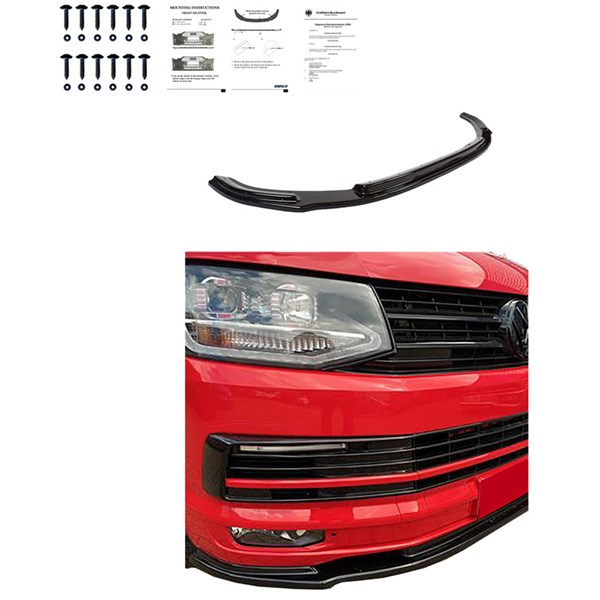 Front Spoiler Lip VW Transporter T6 2015-2019 OneWay Front Spoiler Lip VW Transporter T6 2015-2019 OneWay