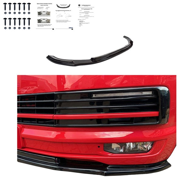 Front Spoiler Lip VW Transporter T6 2015-2019 OneWay Front Spoiler Lip VW Transporter T6 2015-2019 OneWay