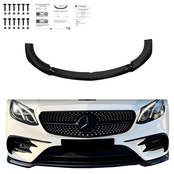 Front Spoiler Lip Merc E E63 AMG Comb/Sedan S213/W213 17-21 Onewa OneWay Front Spoiler Lip Merc E E63 AMG Comb/Sedan S213/W213 17-21 Onewa OneWay