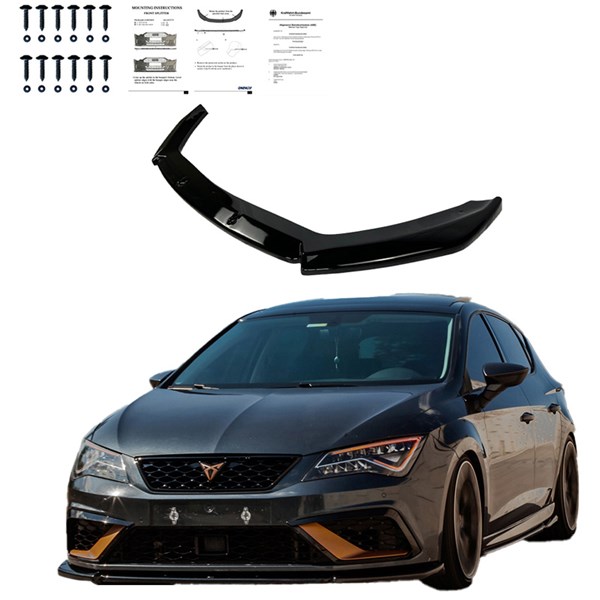 Front Spoiler Lip Seat Leon (5F)HB/SC/ST FR/Cupra FL 17-20 OneWay Front Spoiler Lip Seat Leon (5F)HB/SC/ST FR/Cupra FL 17-20 OneWay
