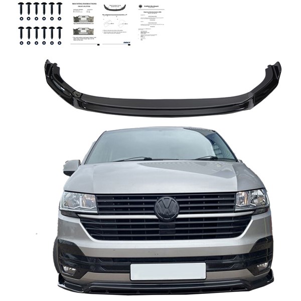 Front Spoiler Lip VW Transporter T6.1 2020-2022 OneWay Front Spoiler Lip VW Transporter T6.1 2020-2022 OneWay