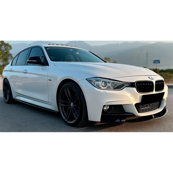 Front Spoiler Lip BMW 3 F30 M-Pack 2012-2019 with Flaps OneWay