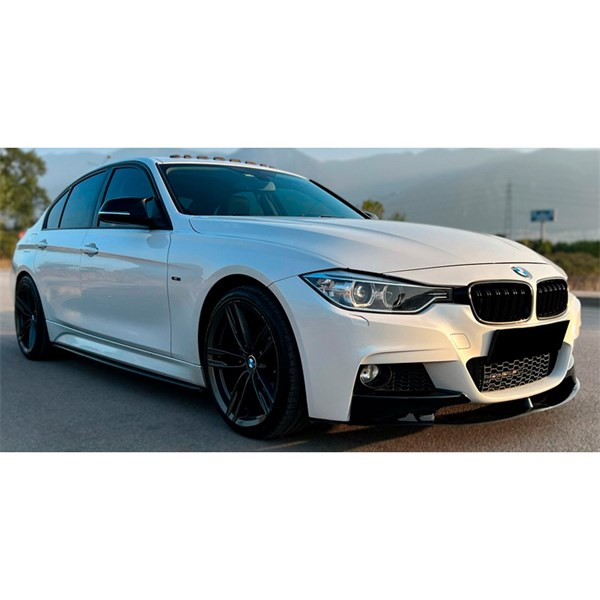 Front Spoiler Lip BMW 3 F30 M-Pack 2012-2019 with Flaps OneWay