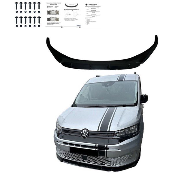 Front Spoiler Lip VW Caddy MK5 2020- OneWay Front Spoiler Lip VW Caddy MK5 2020- OneWay