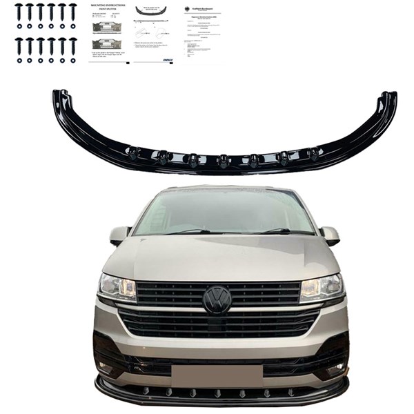 Front Spoiler Lip VW Transporter T6.1 2020-2022 OneWay Front Spoiler Lip VW Transporter T6.1 2020-2022 OneWay