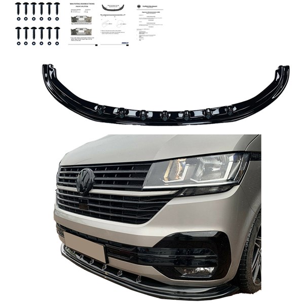 Front Spoiler Lip VW Transporter T6.1 2020-2022 OneWay Front Spoiler Lip VW Transporter T6.1 2020-2022 OneWay