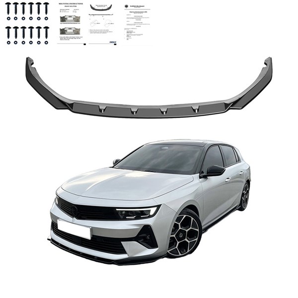 Front Spoiler Lip Opel Astra L HB/ST 2020- OneWay Front Spoiler Lip Opel Astra L HB/ST 2020- OneWay