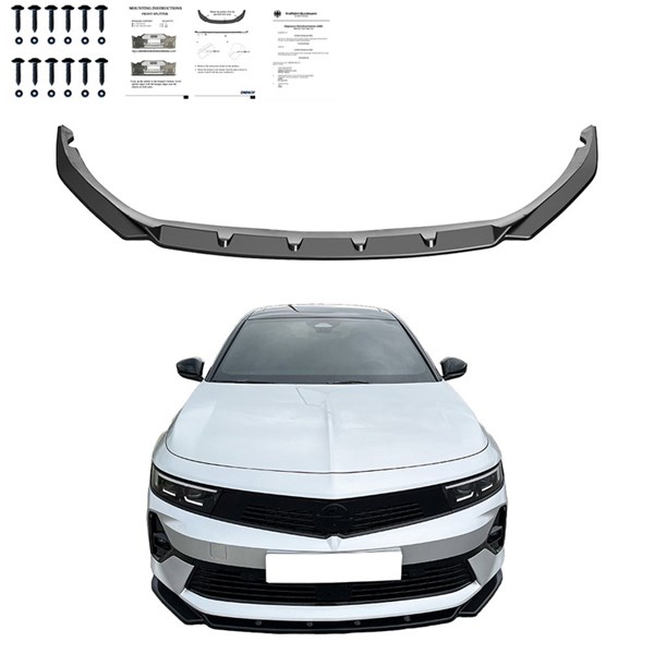 Front Spoiler Lip Opel Astra L HB/ST 2020- OneWay Front Spoiler Lip Opel Astra L HB/ST 2020- OneWay