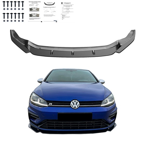 Front Spoiler Lip VW Golf VII (7.5) HB/Variant R 2017-2020 OneWay Front Spoiler Lip VW Golf VII (7.5) HB/Variant R 2017-2020 OneWay