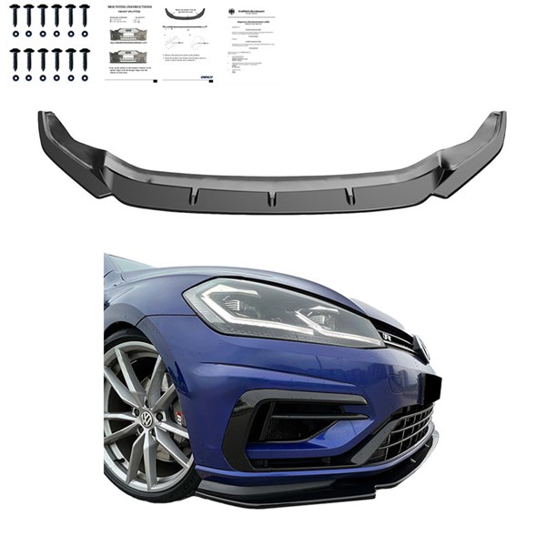 Front Spoiler Lip VW Golf VII (7.5) HB/Variant R 2017-2020 OneWay