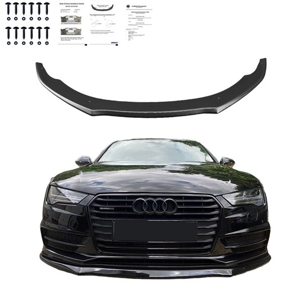 Front Spoiler Lip Audi A7 S-Line/S7 C7 Facelift 2014-2017 OneWay Front Spoiler Lip Audi A7 S-Line/S7 C7 Facelift 2014-2017 OneWay