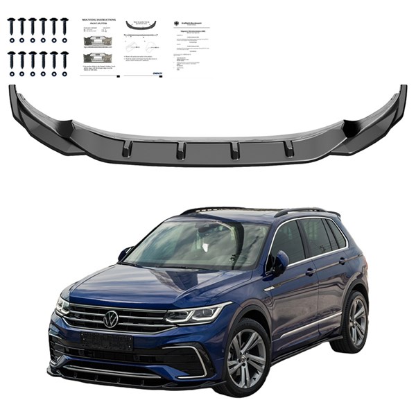 Front Spoiler Lip VW Tiguan II R/R-Line FL 2020-2024 OneWay Front Spoiler Lip VW Tiguan II R/R-Line FL 2020-2024 OneWay