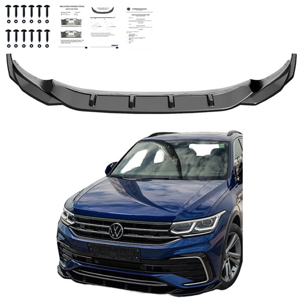 Front Spoiler Lip VW Tiguan II R/R-Line FL 2020-2024 OneWay Front Spoiler Lip VW Tiguan II R/R-Line FL 2020-2024 OneWay