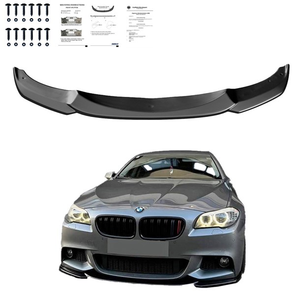 Front Spoiler Lip BMW 5-Series F10/F11 M-Pack 2011-2016 OneWay Front Spoiler Lip BMW 5-Series F10/F11 M-Pack 2011-2016 OneWay