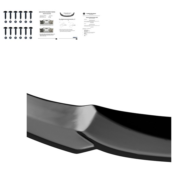 Front Spoiler Lip BMW 5-Series F10/F11 M-Pack 2011-2016 OneWay Front Spoiler Lip BMW 5-Series F10/F11 M-Pack 2011-2016 OneWay