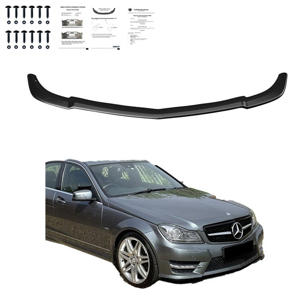 Front Spoiler Lip Merc C-Class W204 AMG-Line FL 2011-2014 OneWay Front Spoiler Lip Merc C-Class W204 AMG-Line FL 2011-2014 OneWay