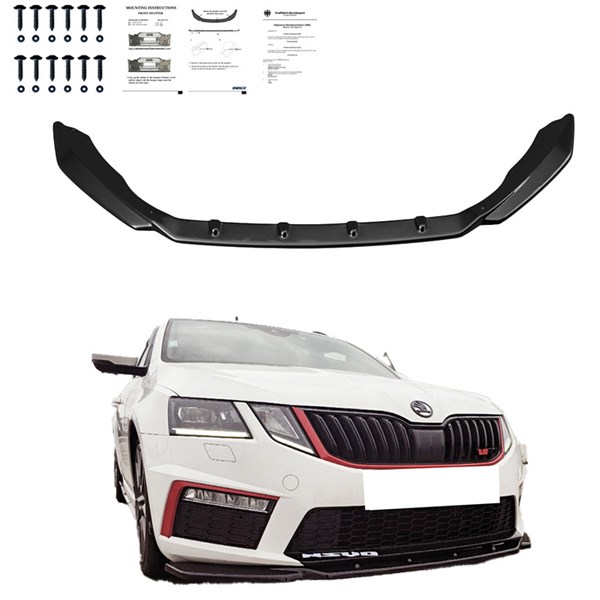 Front Spoiler Lip Skoda Octavia III RS HB/Kombi 2013-2016 OneWay Front Spoiler Lip Skoda Octavia III RS HB/Kombi 2013-2016 OneWay