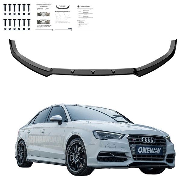 Front Spoiler Lip Audi S3 8V (Sedan/Convertible) 2013-2016 OneWay Front Spoiler Lip Audi S3 8V (Sedan/Convertible) 2013-2016 OneWay