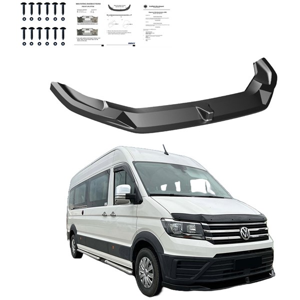 Front Spoiler Lip VW Crafter MK2 & MAN TGE MK1 PreFL 2016 OneWay Front Spoiler Lip VW Crafter MK2 & MAN TGE MK1 PreFL 2016 OneWay