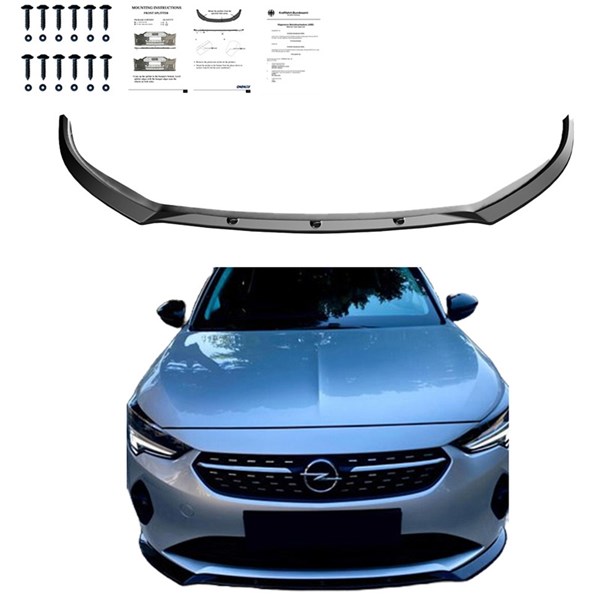 Front Spoiler Lip Opel Corsa F 2019- OneWay Front Spoiler Lip Opel Corsa F 2019- OneWay