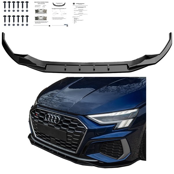 Front Spoiler Lip Audi A3 S-Line/S3 8Y 2020- Oneway OW FS01132 OneWay