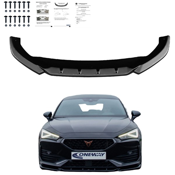 Front Spoiler Lip Cupra Leon HB/ST 2020- OneWay Front Spoiler Lip Cupra Leon HB/ST 2020- OneWay