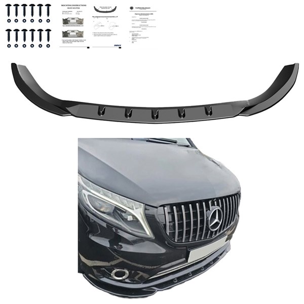 Front Spoiler Lip Mercedes Vito W447 2014- OneWay Front Spoiler Lip Mercedes Vito W447 2014- OneWay