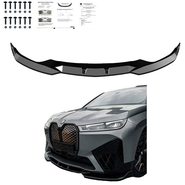 Front Spoiler Lip BMW iX M-Pack i20 2021- OneWay Front Spoiler Lip BMW iX M-Pack i20 2021- OneWay
