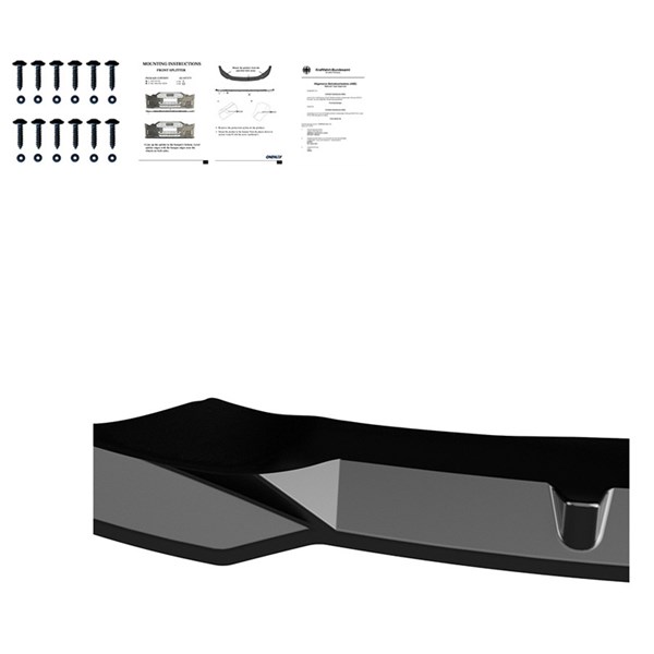 Front Spoiler Lip BMW iX M-Pack i20 2021- OneWay Front Spoiler Lip BMW iX M-Pack i20 2021- OneWay