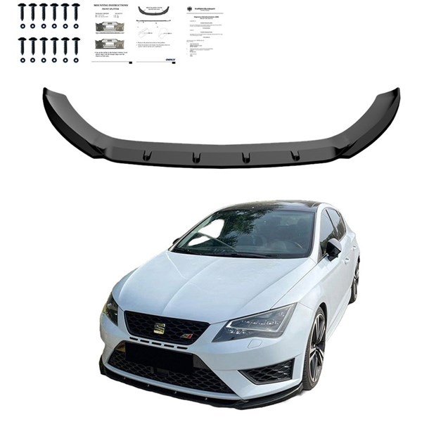 Front Spoiler Lip Seat Leon (5F)HB/SC/ST FR/Cupra 2013-2016 OneWay Front Spoiler Lip Seat Leon (5F)HB/SC/ST FR/Cupra 2013-2016 OneWay