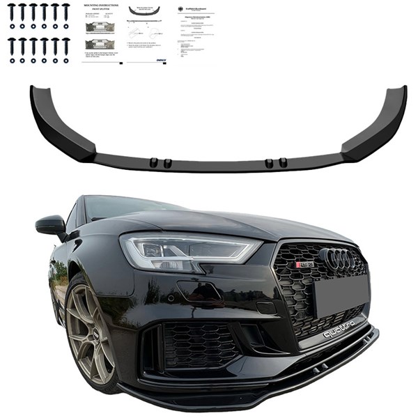 Front Spoiler Lip Audi RS3 8V Sedan/Sportback FL 2017-2020 OneWay Front Spoiler Lip Audi RS3 8V Sedan/Sportback FL 2017-2020 OneWay