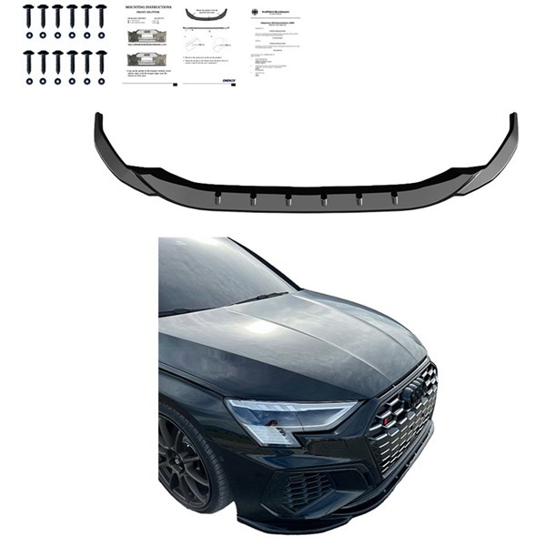 Front Spoiler Lip Audi A3 S-Line/S3 8Y 2020 OneWay Front Spoiler Lip Audi A3 S-Line/S3 8Y 2020 OneWay