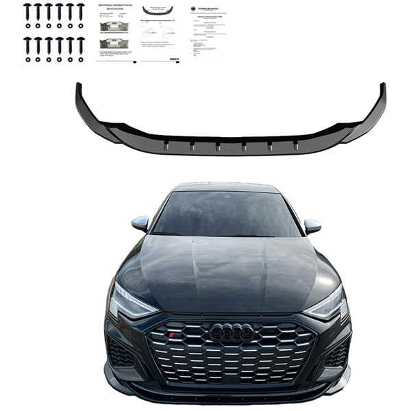 Front Spoiler Lip Audi A3 S-Line/S3 8Y 2020 OneWay Front Spoiler Lip Audi A3 S-Line/S3 8Y 2020 OneWay