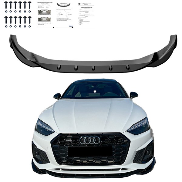 Front Spoiler Lip Audi A5 S-Line/S5 F5 Facelift 2019- OneWay Front Spoiler Lip Audi A5 S-Line/S5 F5 Facelift 2019- OneWay