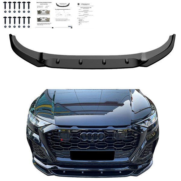 Front Spoiler Lip Audi RS Q8 MK1 2019-2023 Oneway OW FS01148 OneWay Front Spoiler Lip Audi RS Q8 MK1 2019-2023 Oneway OW FS01148 OneWay