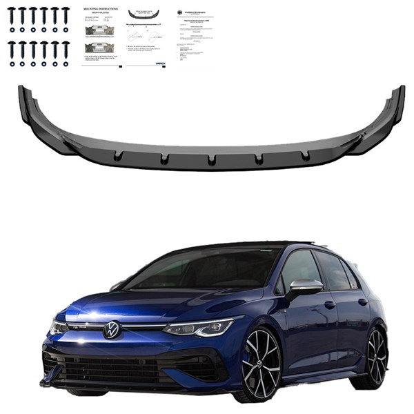Front Spoiler Lip VW Golf VIII HB/Variant R 2020- Oneway OW FS011 OneWay