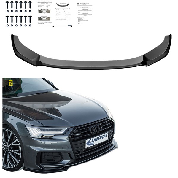Front Spoiler Lip Audi A6 S-Line/S6 C8 (Sedan/Avant) 2018 OneWay Front Spoiler Lip Audi A6 S-Line/S6 C8 (Sedan/Avant) 2018 OneWay