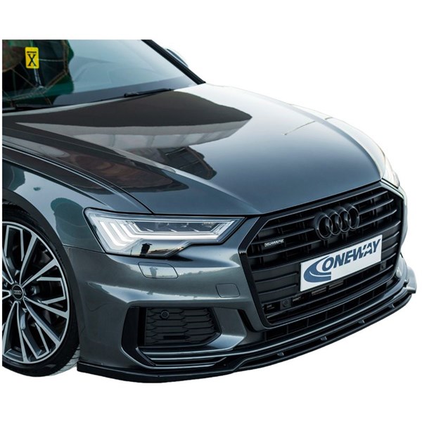 Front Spoiler Lip Audi A6 S-Line/S6 C8 (Sedan/Avant) 2018- Oneway OneWay