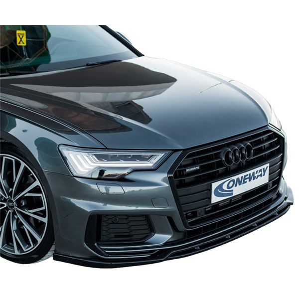 Front Spoiler Lip Audi A6 S-Line/S6 C8 (Sedan/Avant) 2018- Oneway OneWay