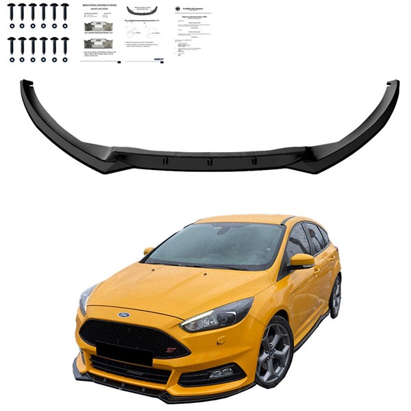 Front Spoiler Lip Ford Focus ST MK3 HB/Combi FL 2015-2018 OneWay Front Spoiler Lip Ford Focus ST MK3 HB/Combi FL 2015-2018 OneWay