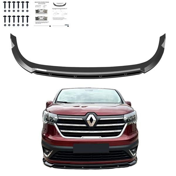 Front Spoiler Lip Renault Trafic 2022- OneWay Front Spoiler Lip Renault Trafic 2022- OneWay