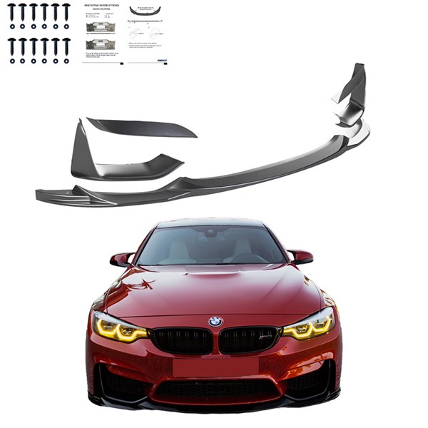 Front Spoiler Lip BMW M3 F80 2014-2018 & M4 F82 2014-2021 OneWay Front Spoiler Lip BMW M3 F80 2014-2018 & M4 F82 2014-2021 OneWay