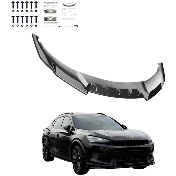 Front Spoiler Lip Cupra Formentor Facelift 2024- OneWay Front Spoiler Lip Cupra Formentor Facelift 2024- OneWay