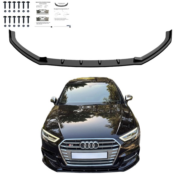 Front Spoiler Lip Audi S3 Sportback 8V Facelift 2016-2020 Oneway OneWay Front Spoiler Lip Audi S3 Sportback 8V Facelift 2016-2020 Oneway OneWay