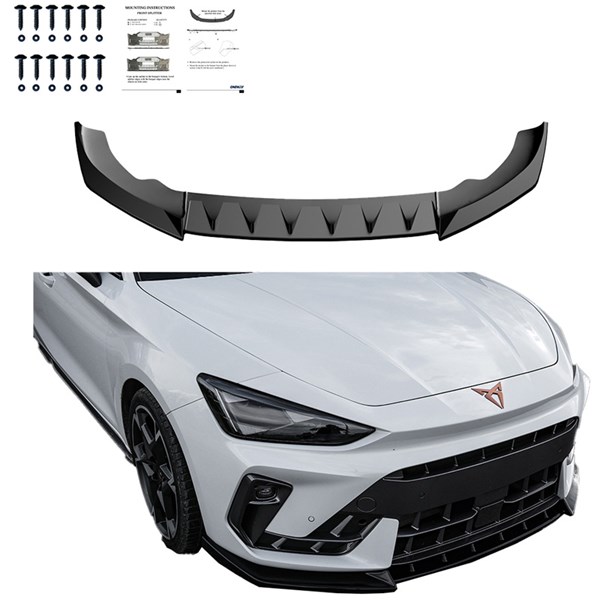 Front Spoiler Lip Cupra Leon Facelift 2024- OneWay Front Spoiler Lip Cupra Leon Facelift 2024- OneWay