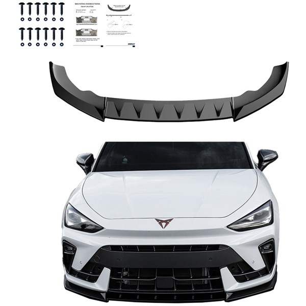 Front Spoiler Lip Cupra Leon Facelift 2024- OneWay Front Spoiler Lip Cupra Leon Facelift 2024- OneWay