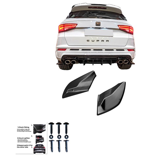 Bakre stötfångarskjol (Hörn) Cupra Ateca MK1 18- OneWay