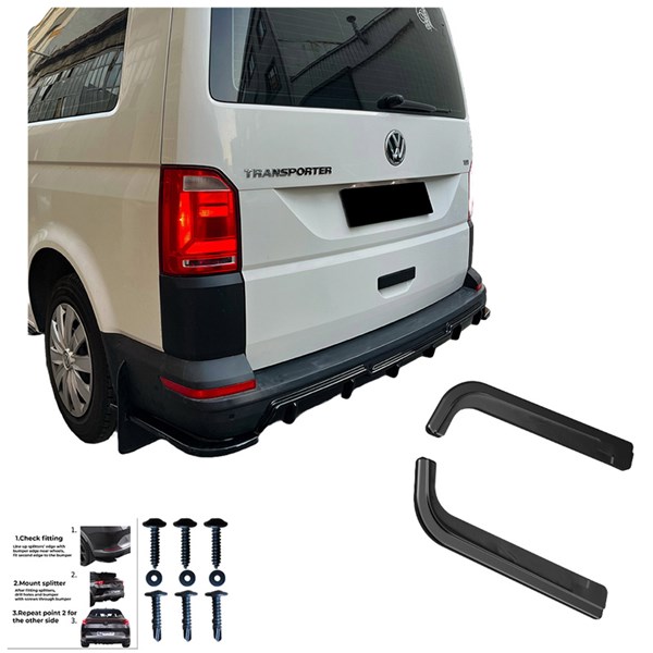 Bakre stötfångarskjol (Hörn) VW Transportr T6/T6.1 15-22 OneWay Bakre stötfångarskjol (Hörn) VW Transportr T6/T6.1 15-22 OneWay