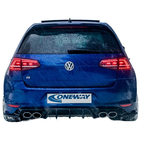 Bakre stötfångarskjol (Hörn) VW Golf VII HB R 13-16 Oneway OW RS1 OneWay